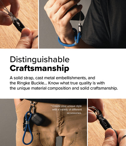 Ringke Rope Hand Strap Compatible for Smartphones and more