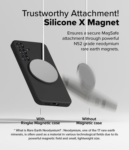 Ringke Silicone Magnetic Case for Samsung Galaxy S25