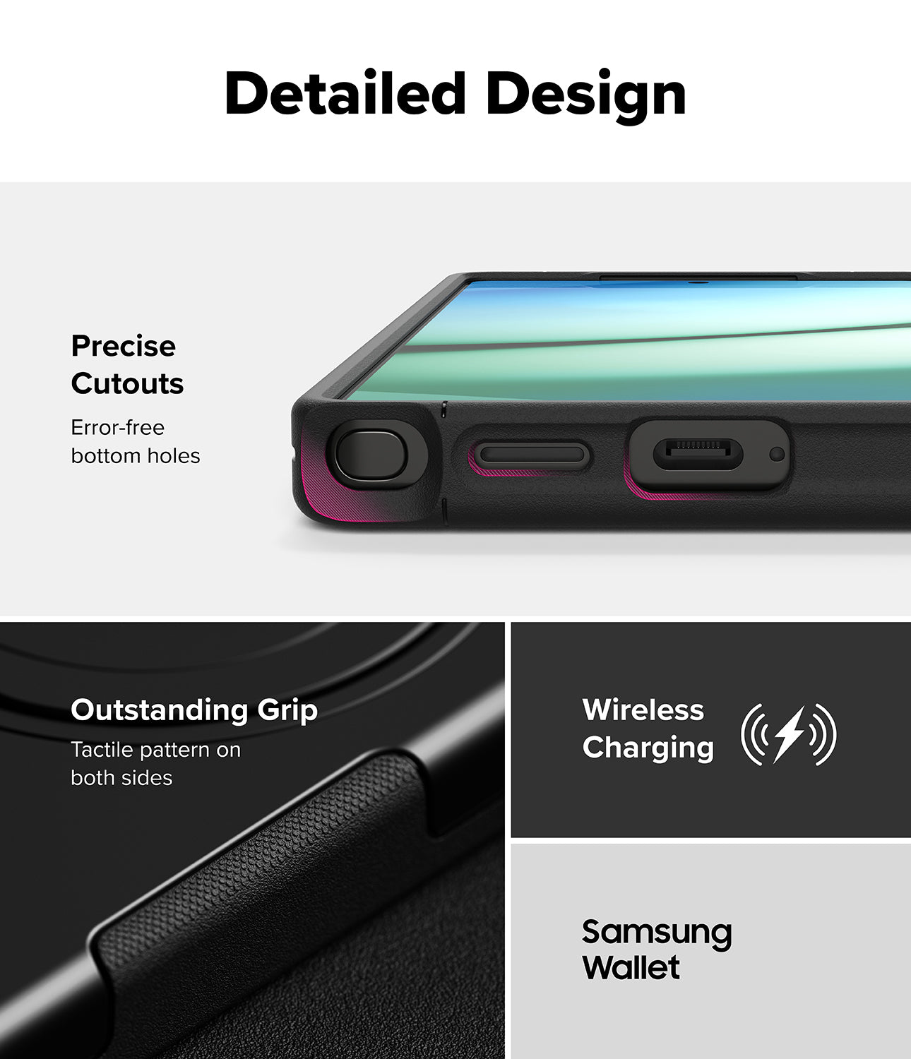 Ringke Alles Case for Galaxy S25 Ultra | Slim Grip Matte Anti-Scratch Shockproof Back Cover