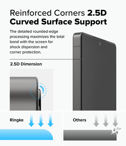 Ringke Privacy Easy Slide for Samsung Galaxy S25 Ultra - Anti Spy Tempered Glass Screen Protector