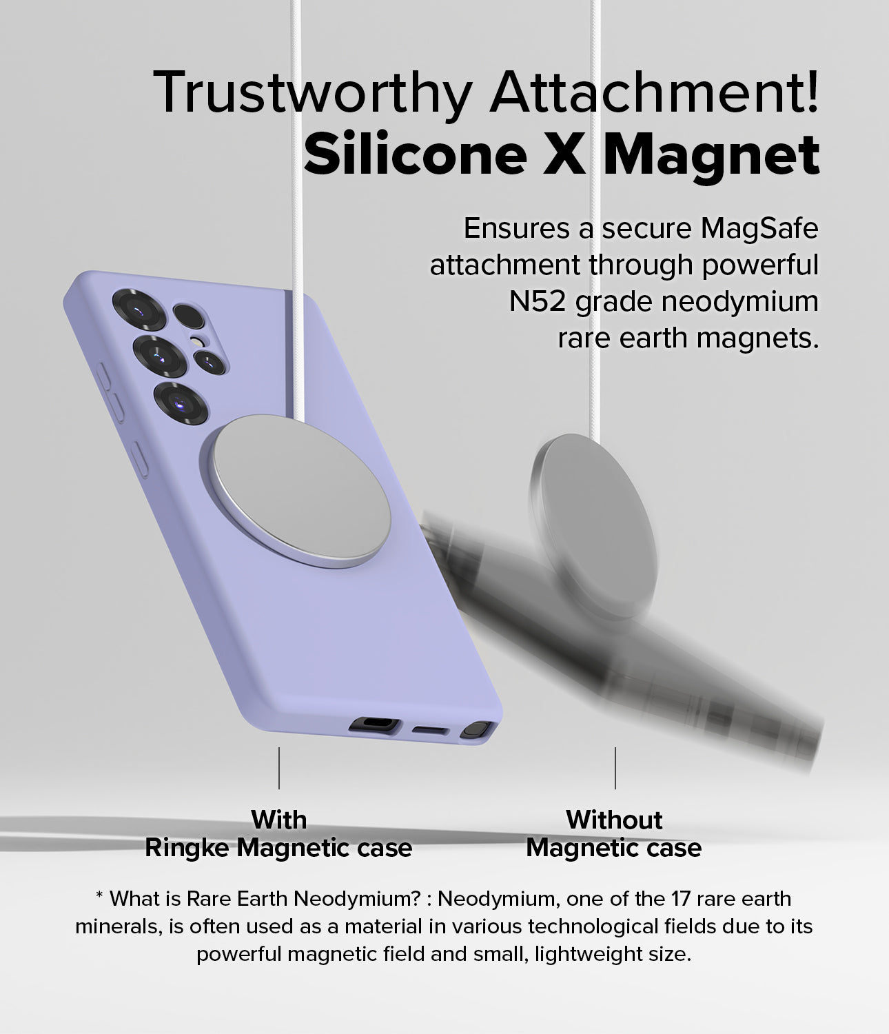 Ringke Silicone Magnetic Case for Samsung Galaxy S25 Ultra
