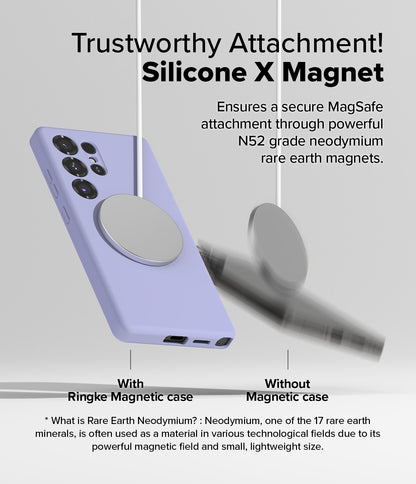 Ringke Silicone Magnetic Case for Samsung Galaxy S25 Ultra