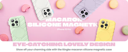 Ringke Macaron Silicone Magnetic Case for Apple iPhone 16 Pro