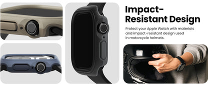 Ringke Onyx Case Compatible for Apple Watch 10 46mm PC and TPU Hybrid Protective Cover