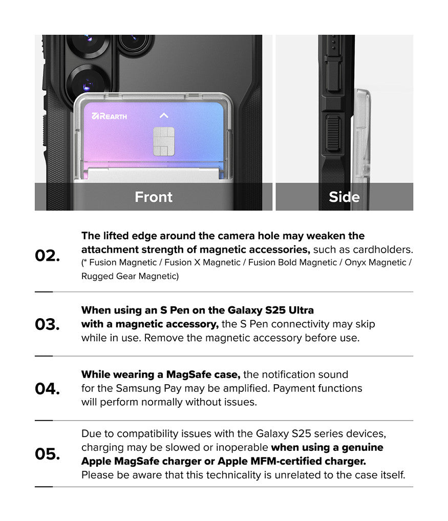 Ringke Rugged Gear Magnetic Case for Samsung Galaxy S25 Ultra