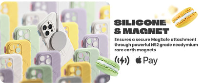 Ringke Macaron Silicone Magnetic Case for Apple iPhone 16 Pro