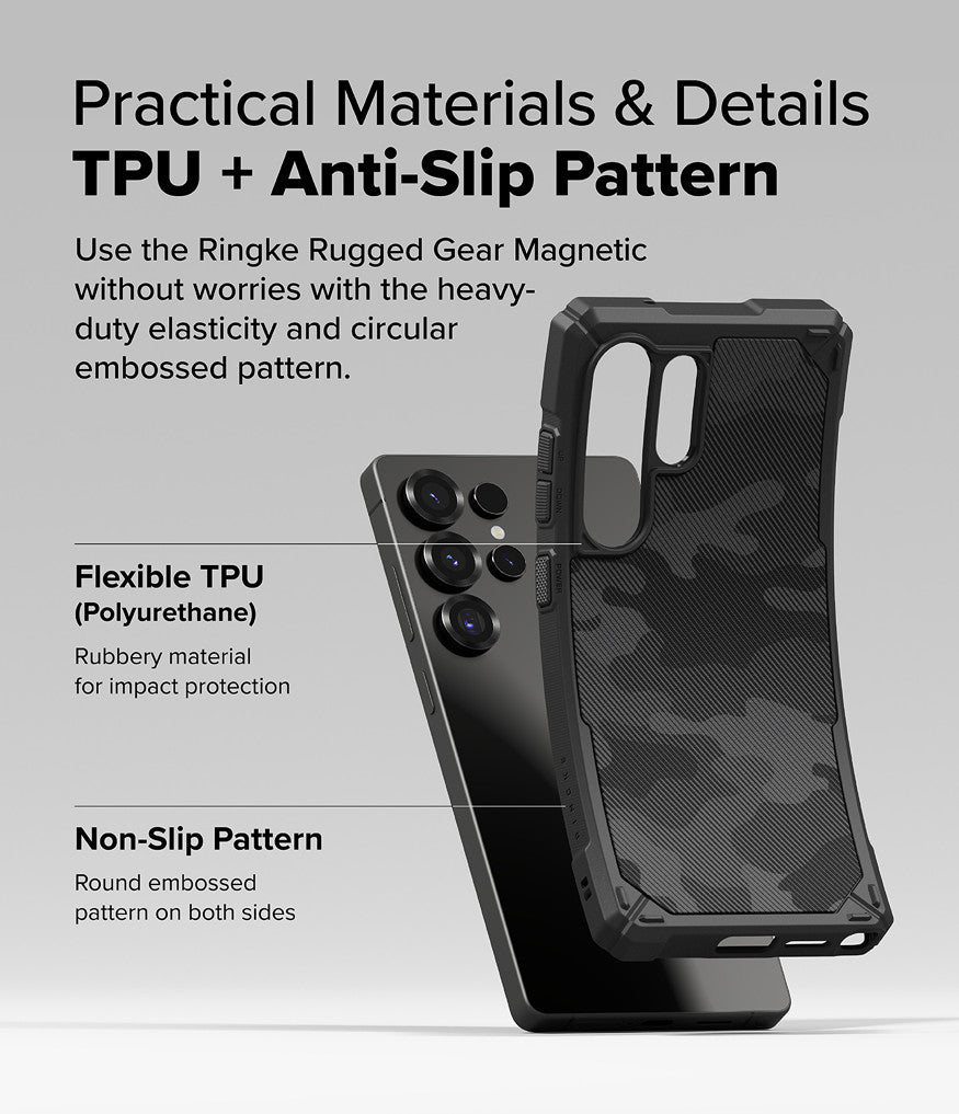 Ringke Rugged Gear Magnetic Case for Samsung Galaxy S25 Ultra
