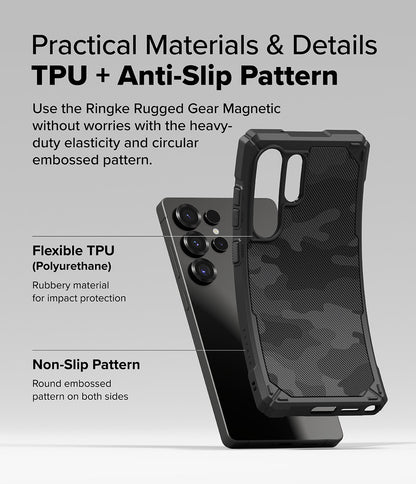 Ringke Rugged Gear Magnetic Case for Samsung Galaxy S25 Ultra