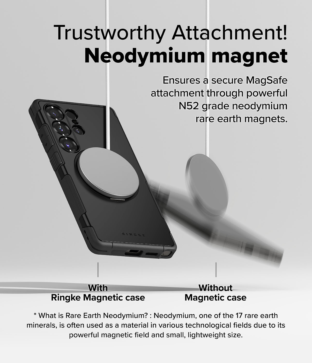 Ringke Alles Case for Galaxy S25 Ultra | Slim Grip Matte Anti-Scratch Shockproof Back Cover