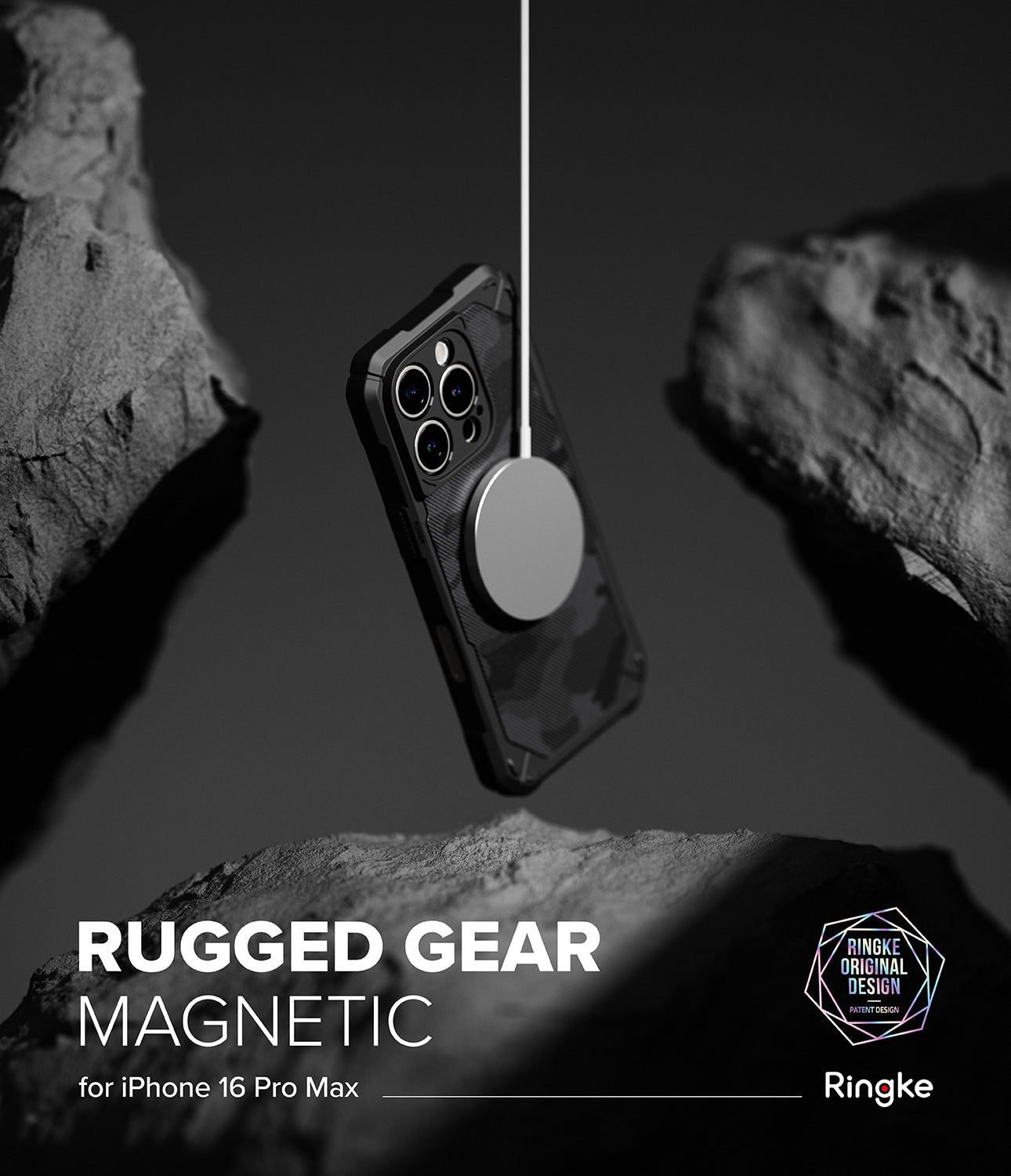 Ringke Rugged Gear Magnetic Case for Apple iPhone 16 Pro Max