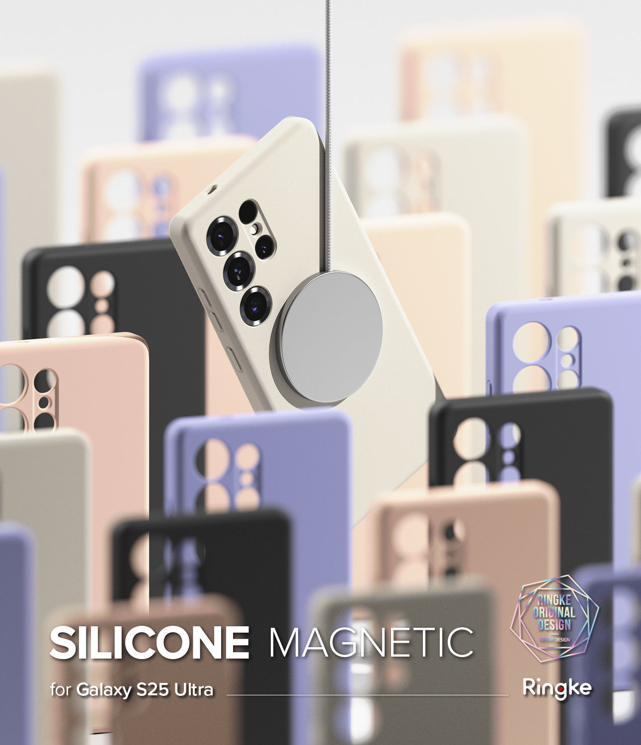 Ringke Silicone Magnetic Case for Samsung Galaxy S25 Ultra