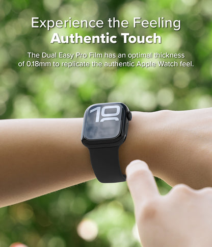 Ringke Dual Easy PRO Film Screen Protector for Apple Watch 10 46mm