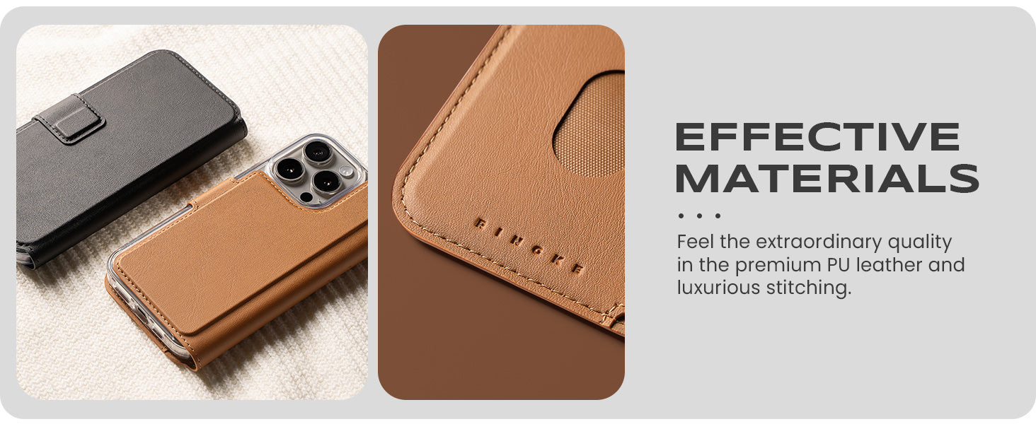 Ringke iPhone Pro Max iPhone Plus MagSafe Wallet Cover | 2in1 Magnetic Flip Cover With Card Slot