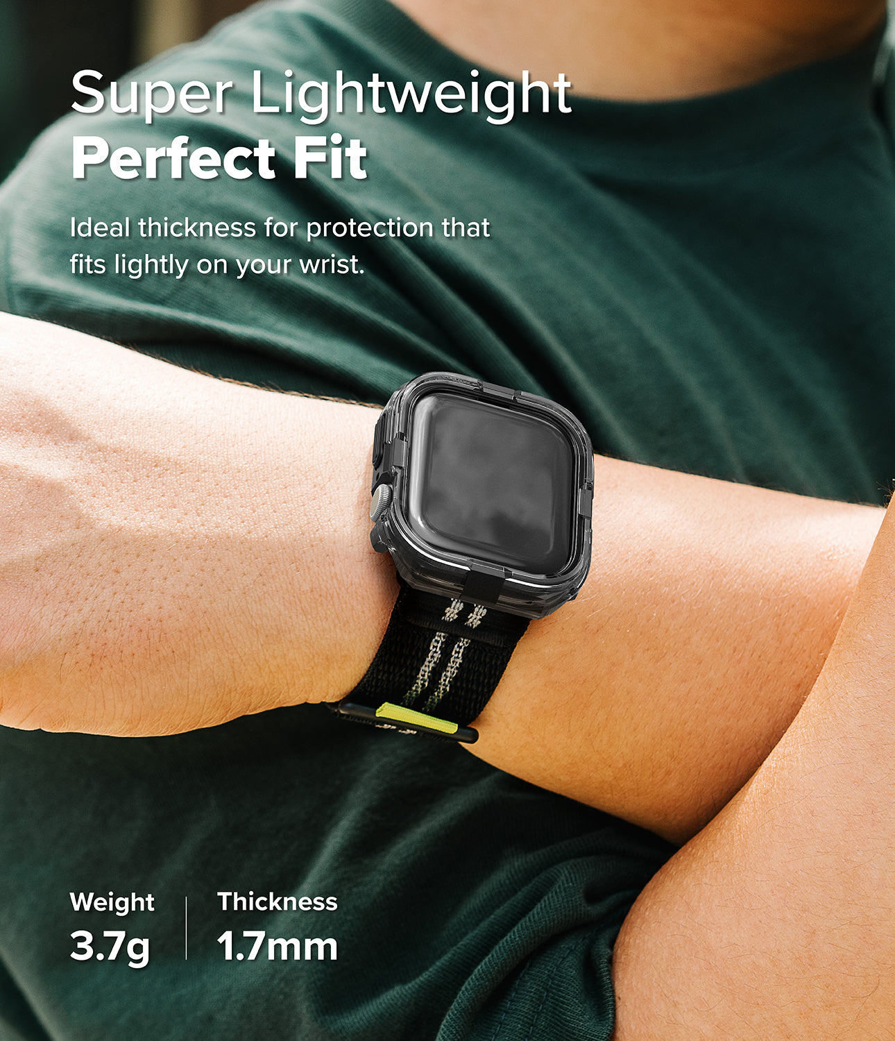 Ringke Fusion Bumper Case for Apple Watch 10 42mm - Accessory for Apple Watch - No Actual Watch