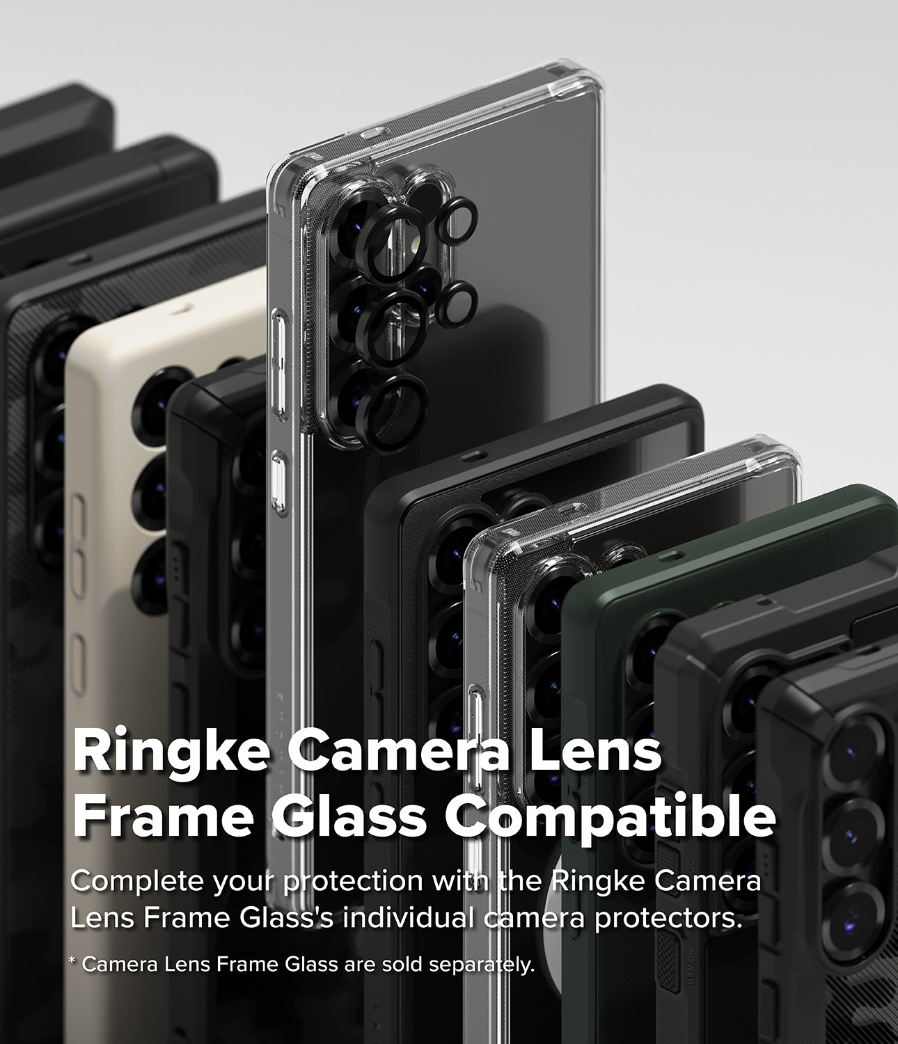 Ringke Alles Case for Galaxy S25 Ultra | Slim Grip Matte Anti-Scratch Shockproof Back Cover