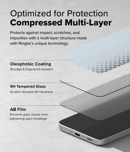 Ringke Easy Slide Tempered Glass Screen Protector for Samsung Galaxy A36