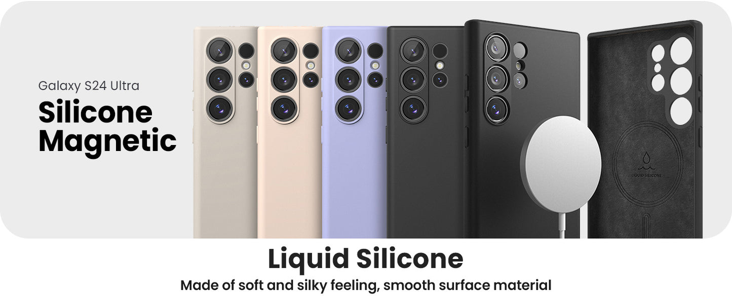 Ringke Silicone Magnetic Case for Samsung Galaxy S24 Ultra