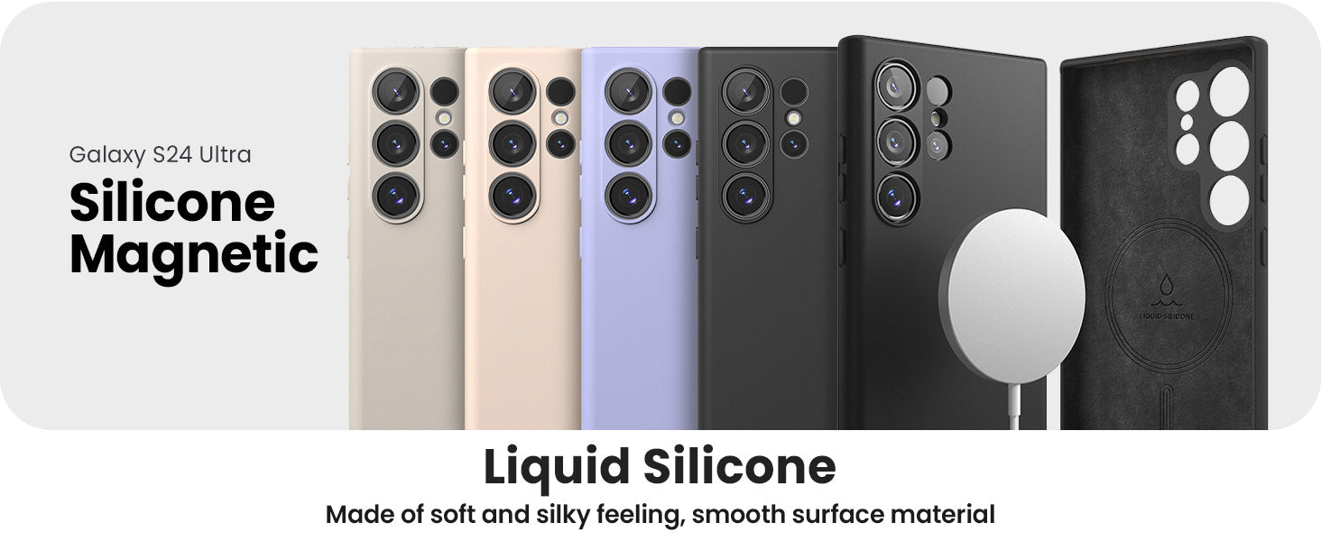 Ringke Silicone Magnetic Case for Samsung Galaxy S24 Ultra