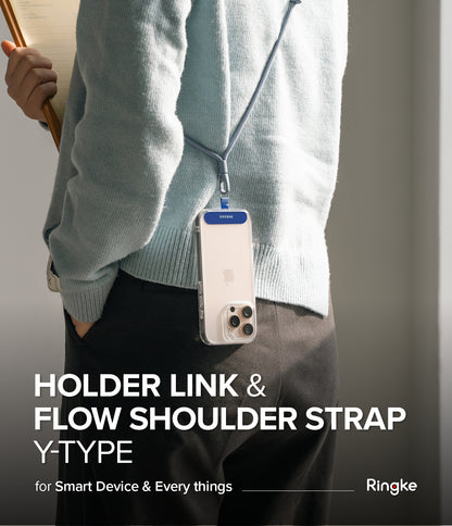 Ringke Holder Link & Flow Shoulder Strap Y-Type for Smartphone Cases
