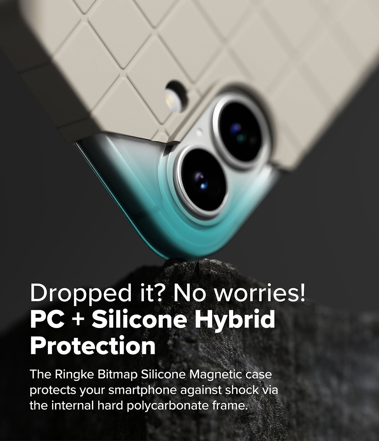 Ringke Bitmap Silicone Magnetic Case for Apple iPhone 16