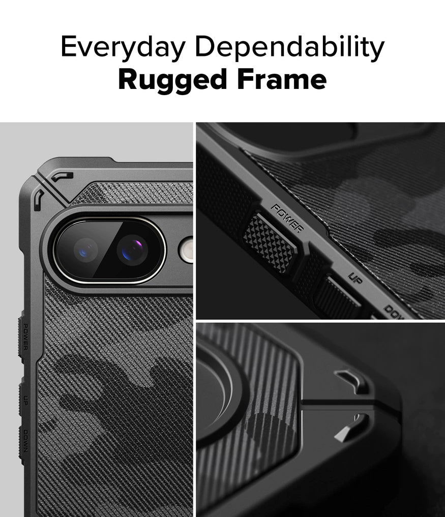 Ringke Rugged Gear Case for Pixel 9a | Military-Grade Shockproof with Belt Clip Support