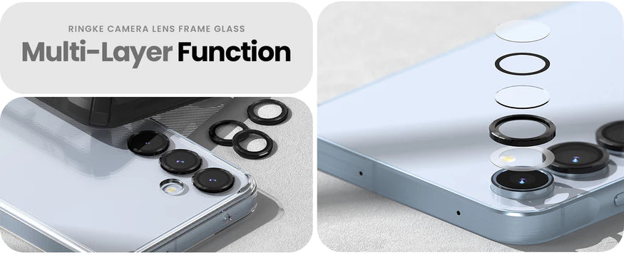Ringke Camera Lens Frame Glass Protector for Samsung Galaxy A35 / Galaxy A55