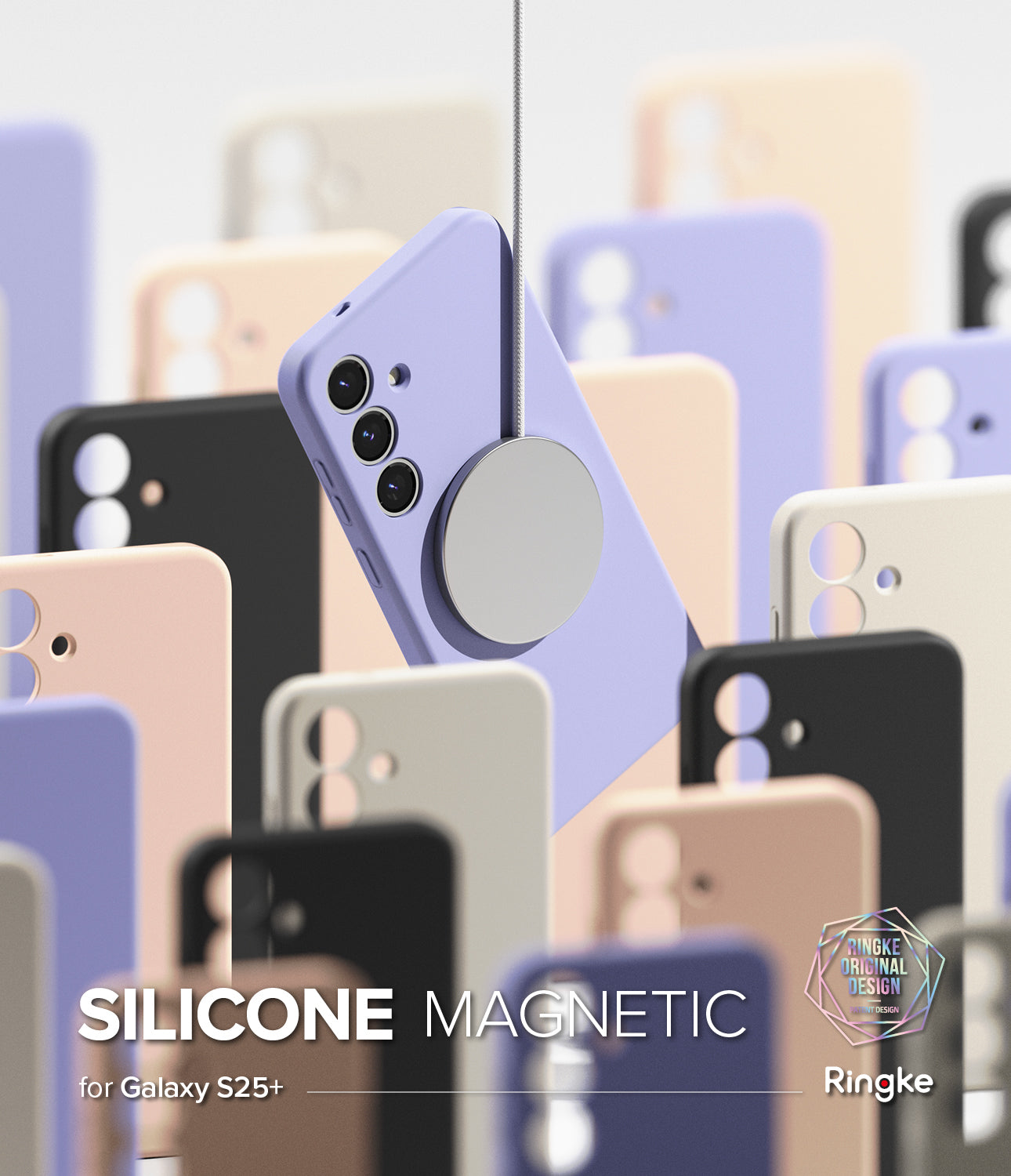 Ringke Silicone Magnetic Case for Samsung Galaxy S25 Plus