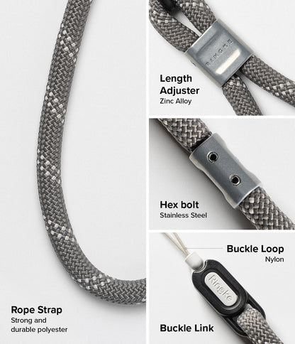 Ringke Rope Hand Strap Compatible for Smartphones and more