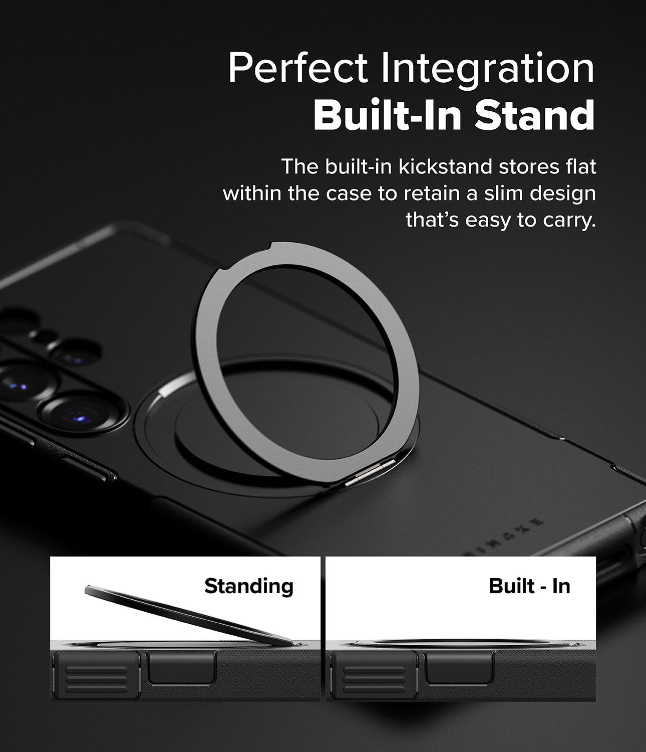 Ringke Alles Case for Galaxy S25 Ultra | Slim Grip Matte Anti-Scratch Shockproof Back Cover