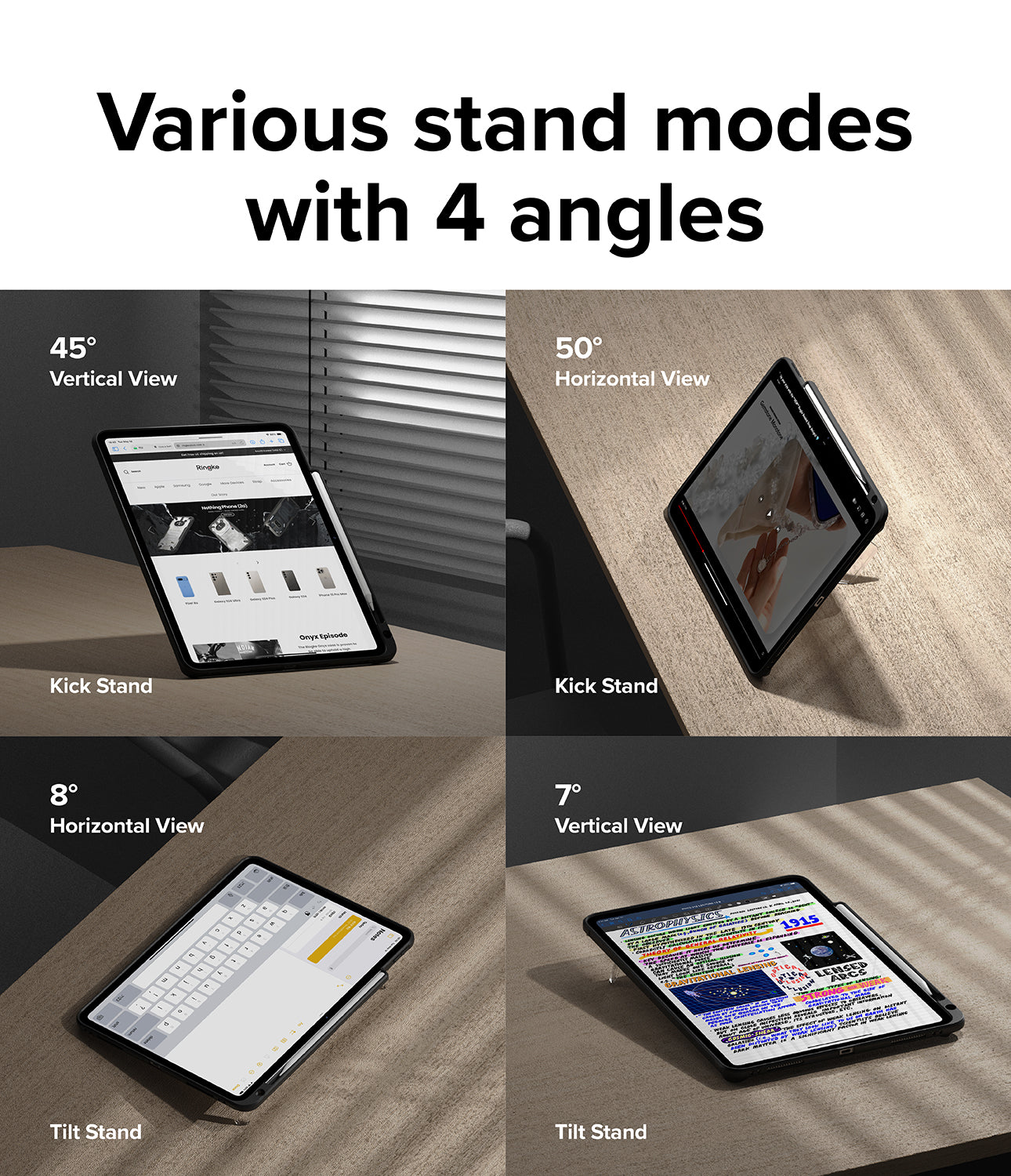 Ringke Fusion Sketch Stand Case for Apple iPad Pro 13 inch M4
