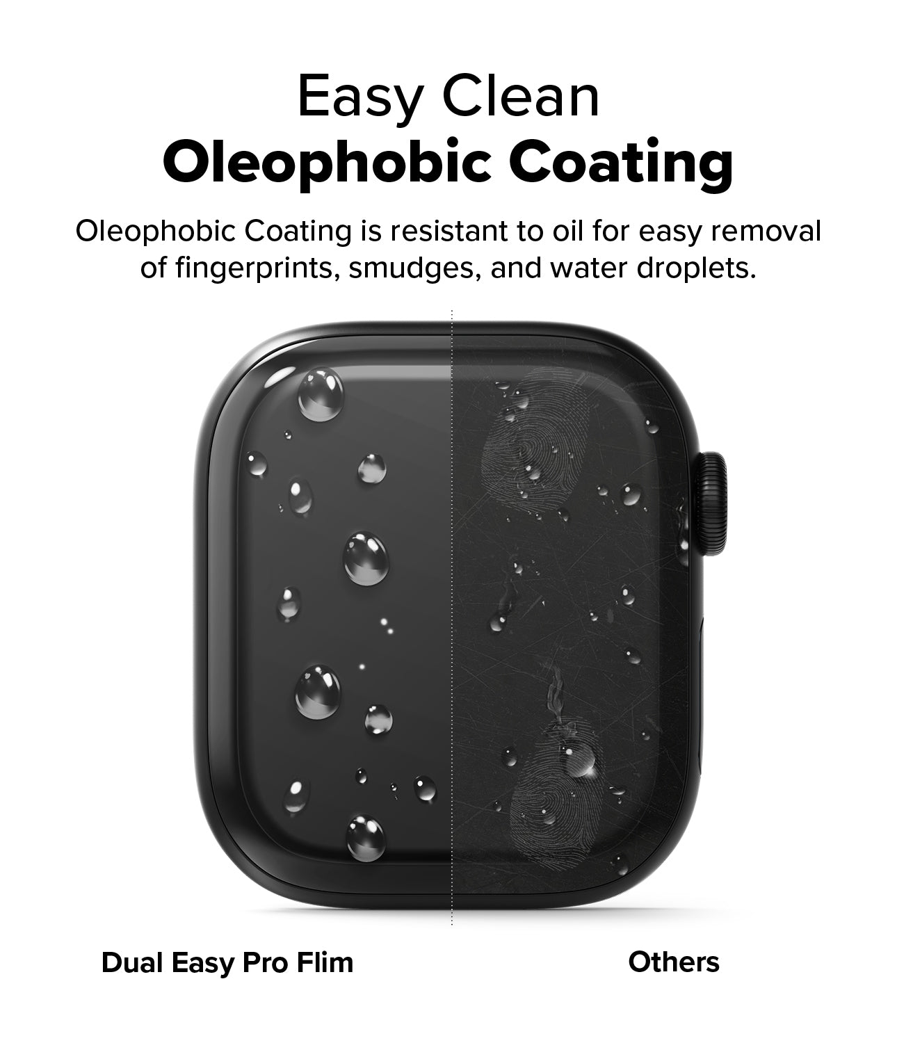 Ringke Dual Easy PRO Film Screen Protector for Apple Watch 10 46mm