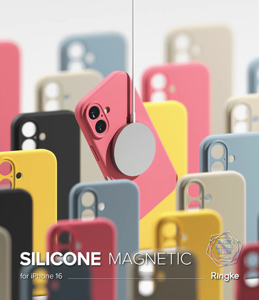 Ringke Silicone Magnetic Case for Apple iPhone 16
