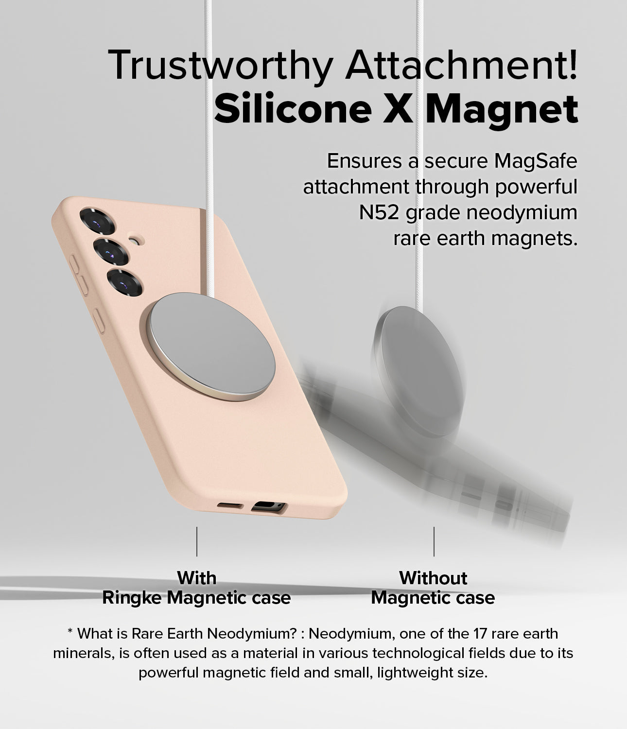 Ringke Silicone Magnetic Case for Samsung Galaxy S25 Plus