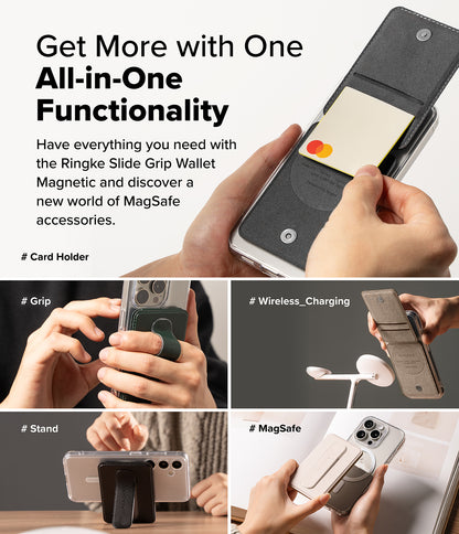 Ringke Slide Grip Wallet Magnetic Card Holder
