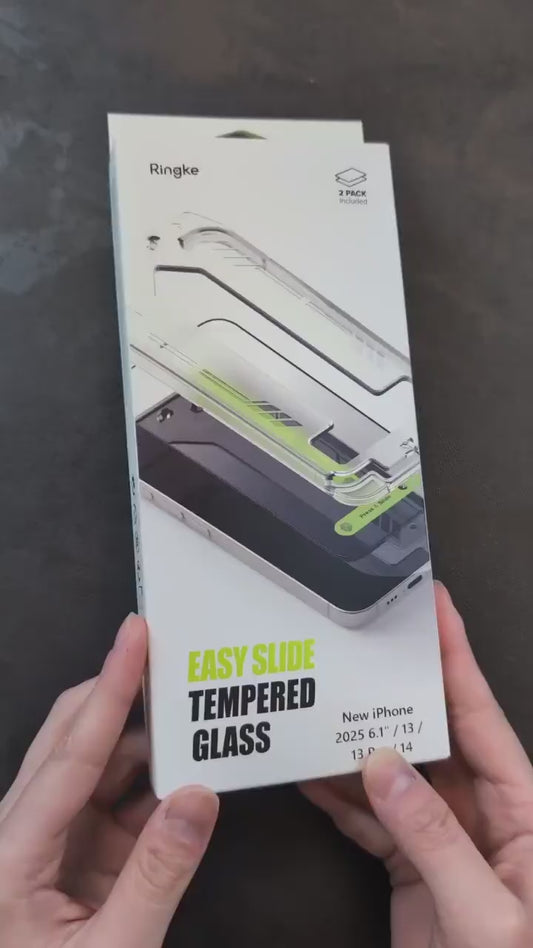 Ringke Easy Slide Tempered Glass for Apple iPhone 16e Screen Protector