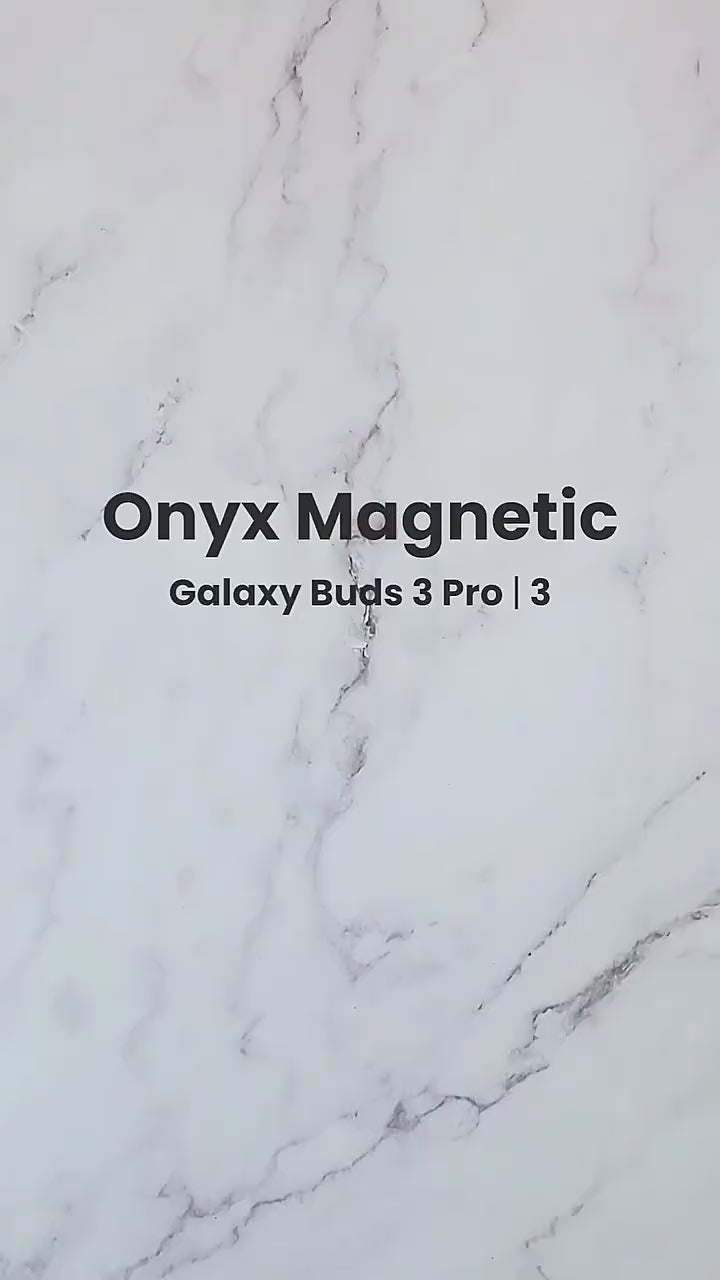 Ringke Magnetic Case for Galaxy Buds 3 / Buds 3 Pro – Snap-On Onyx Series, MagSafe-Ready