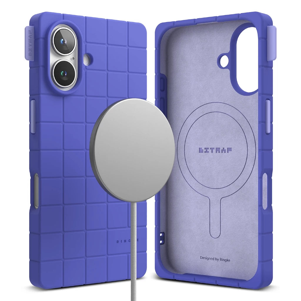Ringke Bitmap Silicone Magnetic Case for Apple iPhone 16